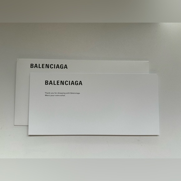 BALENCIAGA Gift Box and Stationary NEW Logo 5x4x1 - Picture 5 of 5